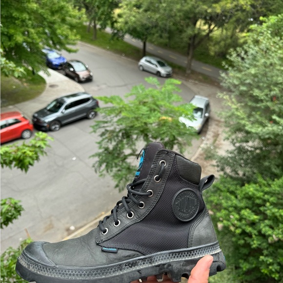 Vtg Paladium Canvas Baggy Boots Vintage Pampa HI Y2K - Picture 4 of 6